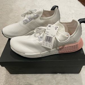 adidas NMD’s brand new in box with tags. Size 10. Pink & white